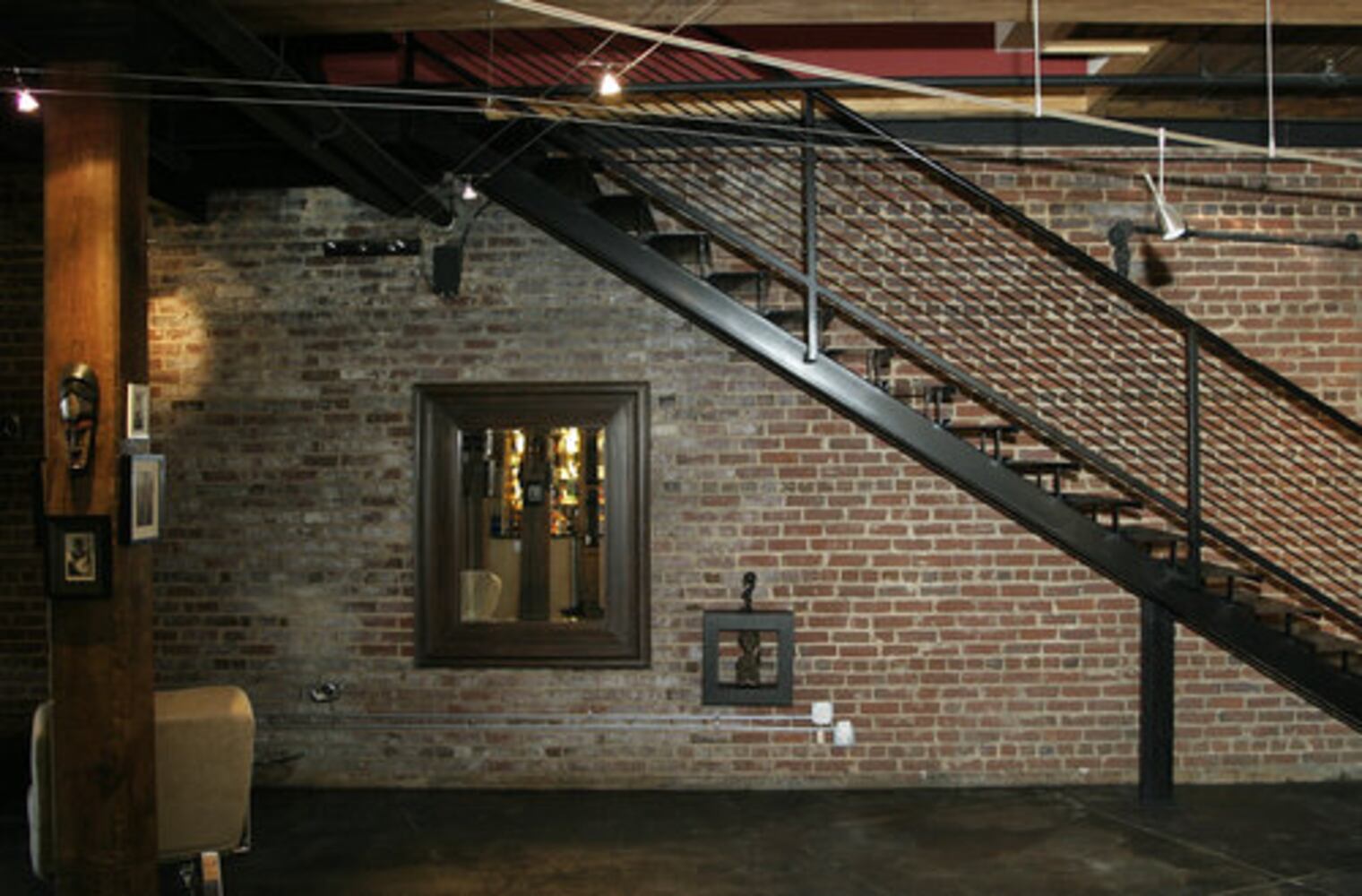 Industrial vibe rules in Castleberry Hill loft