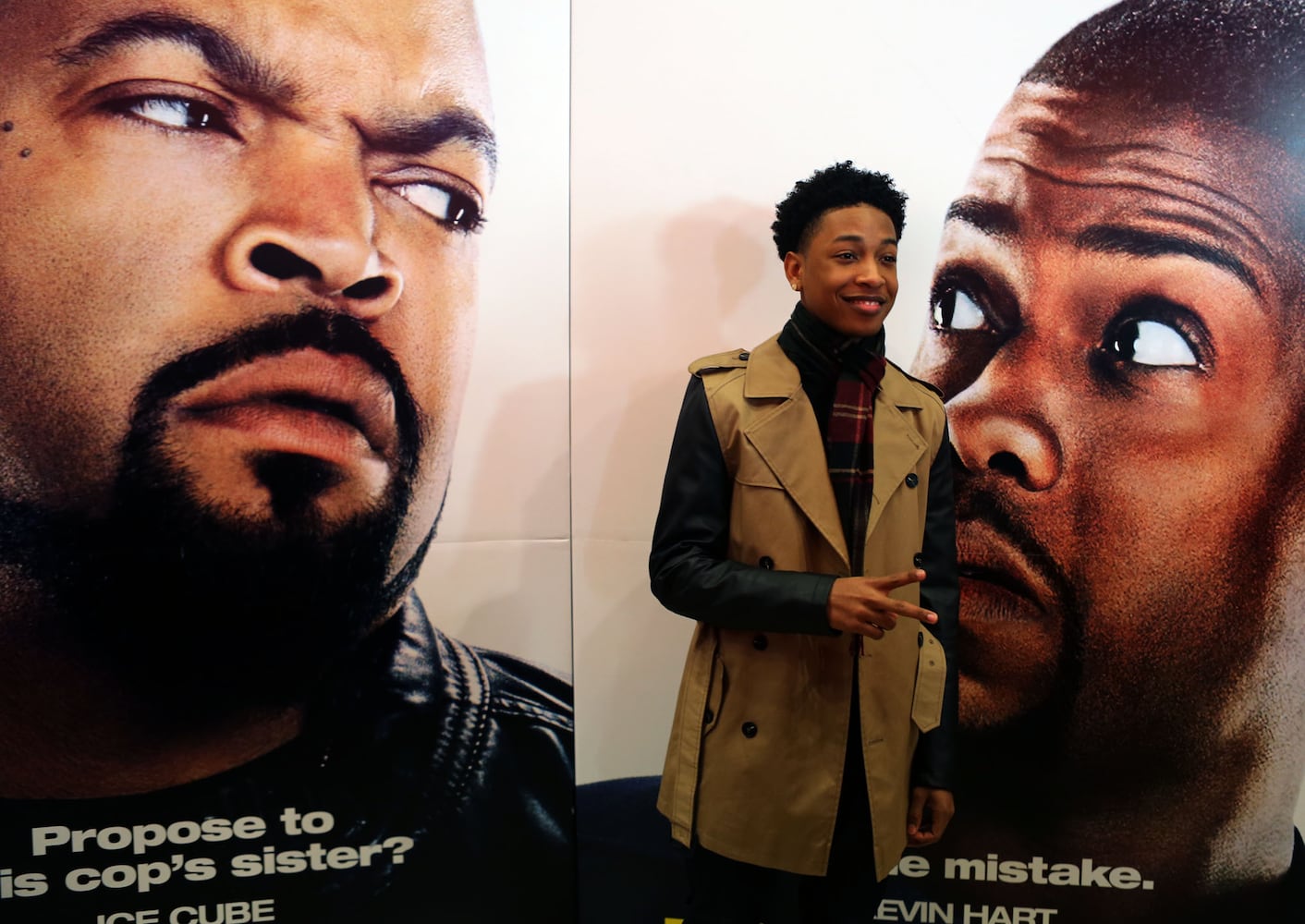 Kevin Hart, Ice Cube attend premiere
