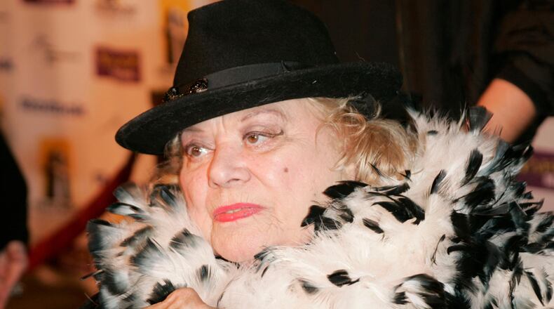 Actress Rose Marie arrives at the Hollywood Film Festival presentation of "Bullets Over Hollywood" at the Arclight Theatre October 20, 2005 in Los Angeles, California.