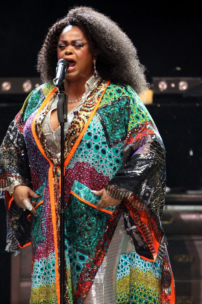 Jill Scott entertained a sold-out crowd at her ‘Who is Jill Scott? Words & Sounds Vol. 1’ 23rd anniversary tour on Saturday, May 6, 2023 at Cadence Bank Amphitheatre at Chastain. Robb Cohen for The Atlanta Journal-Constitution