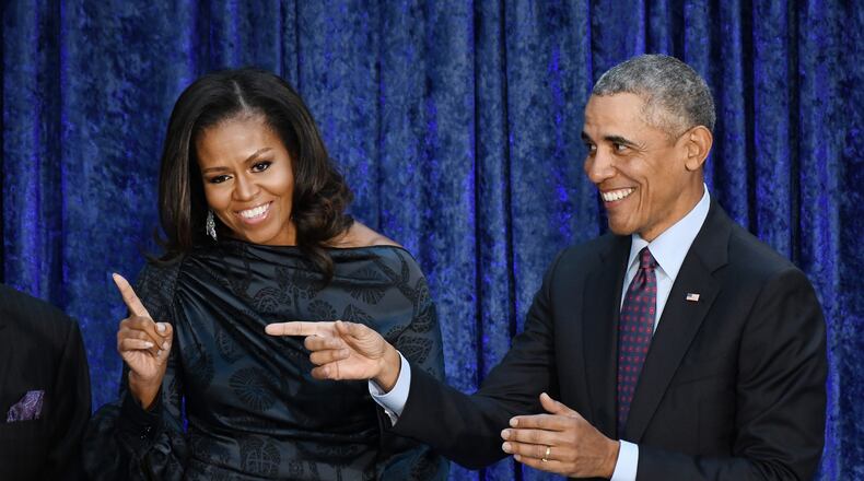 Former President Barack Obama and first lady Michelle Obama (Olivier Douliery/Abaca Press/TNS