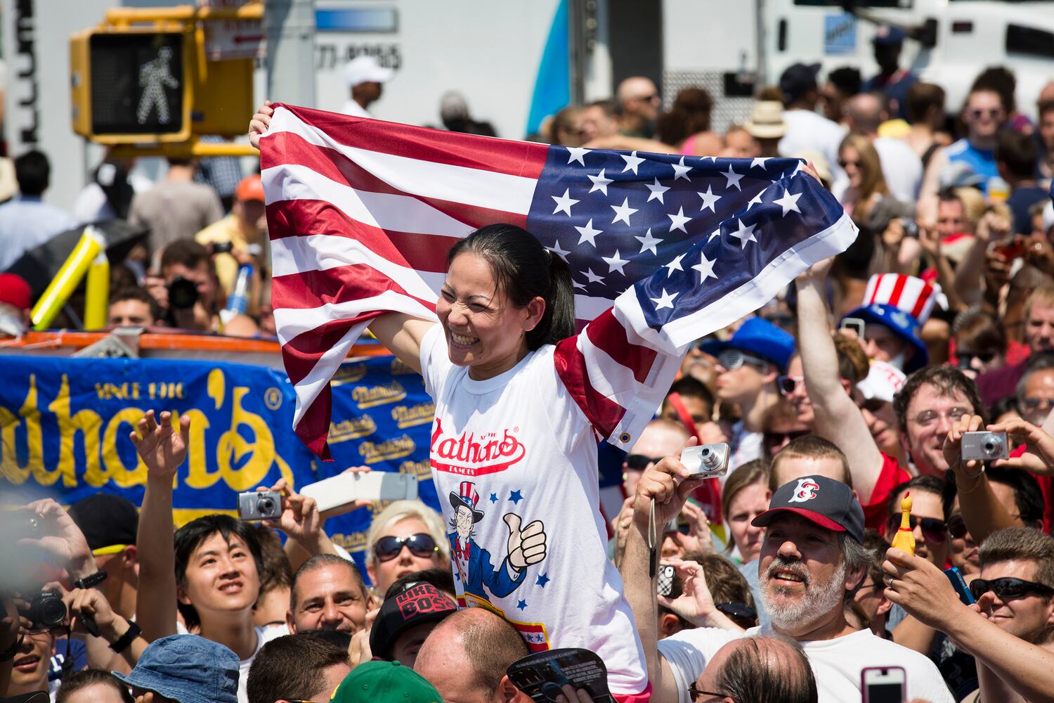 Joey Chestnut wins Coney Island hot dog contest for sixth time
