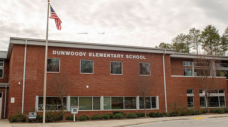 Dunwoody Elementary School in Dunwoody, Georgia, on Friday, Jan. 17, 2020. North DeKalb parents are riled by a redistricting plan that would move about 800 students into new school zones, beginning the process of alleviating overcrowding in many north county schools and reduce the need for portable classrooms. District officials presented the plan during DeKalb's monthly school board meeting and say it is necessary to lighten the load for those schools.