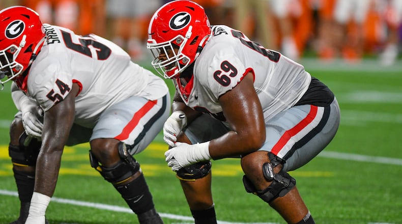 Georgia football-offensive line-2021