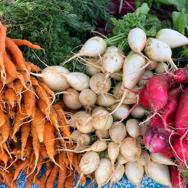 Shop for local fruits and vegetables, artisan breads and more at Brookhaven Farmers Market. (Courtesy of Brookhaven Farmers Market/Facebook)