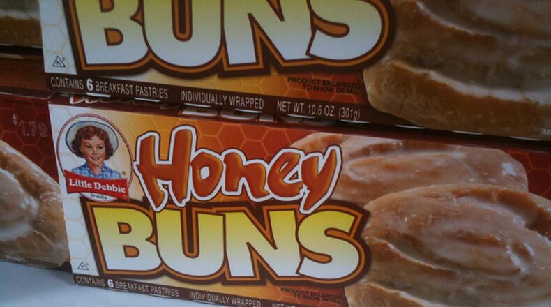 Honey Buns, donuts and pecan pies spilled from an overturned truck Friday. (Photo: Mike Mozart/Flickr/Creative Commons: https://creativecommons.org/licenses/by/2.0/)