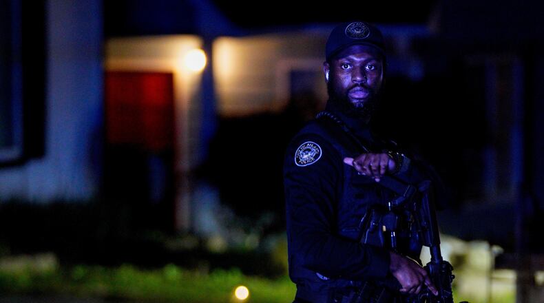 Atlanta police are investigating after two people were shot late Wednesday.