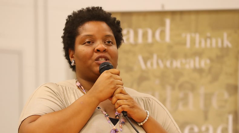 Patreece Hutcherson, a candidate for the Atlanta Board of Education, is suing the school district over eligibility requirements to hold a seat on the school board.    Curtis Compton/ccompton@ajc.com