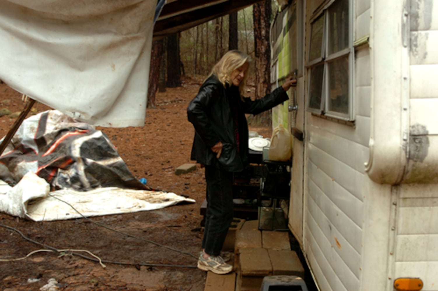 House replaces trailer but peacocks, emus, goats remain