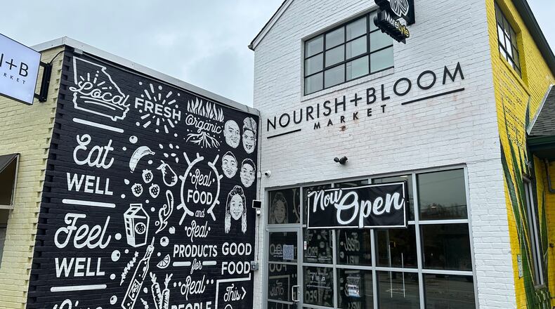 Nourish + Bloom Market recently opened in Cascade Heights, an area long in need of more options for fresh, healthy foods. (Nedra Rhone/AJC)