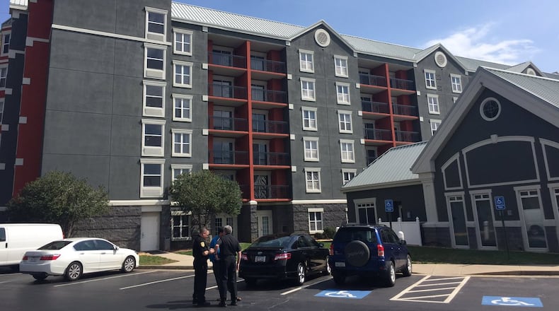 Police concluded that Monday’s shooting at an Alpharetta hotel was a murder-suicide. (Credit: Channel 2 Action News)