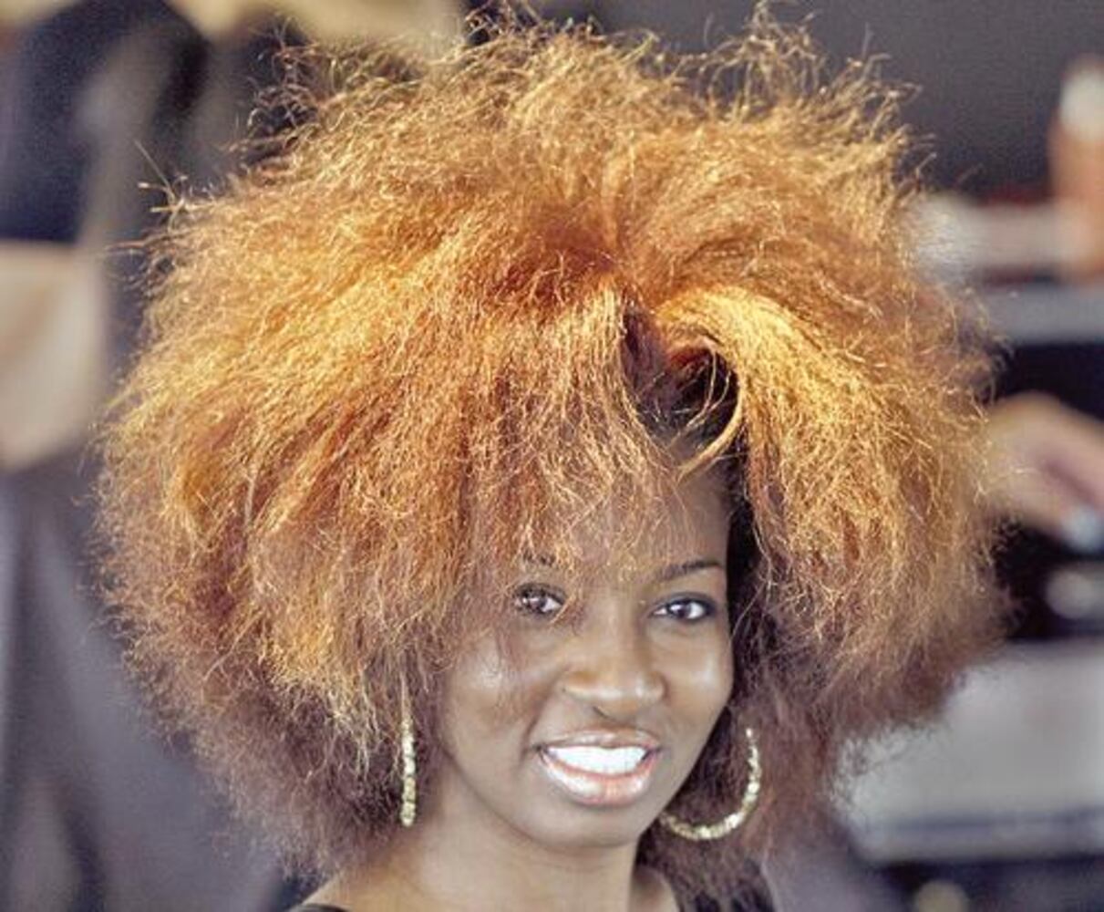 Salon straightens hair naturally