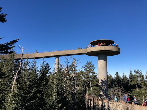 Kuwohi, formerly known as Clingmans Dome, is a popular destination in the Great Smoky Mountains National Park. It attracts over half a million visitors annually. (Courtesy of Karon Warren)