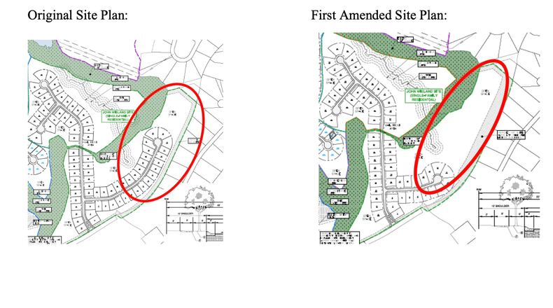 Following conversations with residents, the developer proposing new homes in Braselton has modified the location and number of homes to be developed in the non-age restricted community. (Courtesy Town of Braselton)