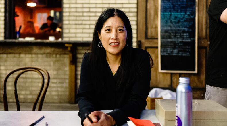 Victoria Chang is Georgia Tech’s Bourne chair of poetry, the director of Poetry@Tech and a 2017 Guggenheim Fellowship recipient. Her new poetry collection is called "With My Back to the World." Courtesy of Pat Cray