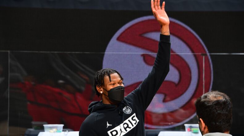 Atlanta Hawks guard/forward Cam Reddish has been awarded the Jason Collier Memorial Trophy for the 2020-21 season.