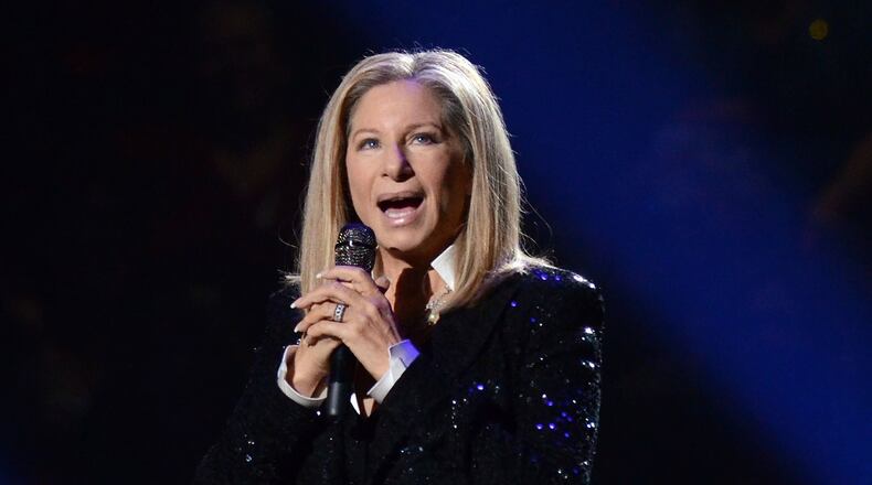 In this Oct. 11, 2012, file photo, singer Barbra Streisand performs at the Barclays Center in the Brooklyn borough of New York. Streisand will take the stage at the Tony Awards on June 12, 2016. The singer and actress, who was a Tony nominee in 1962 for “I Can Get It for You Wholesale” and in 1964 for “Funny Girl,” hasn’t graced Tony night since 1970, when she got a special Tony. (Photo by Evan Agostini/Invision/AP, File)
