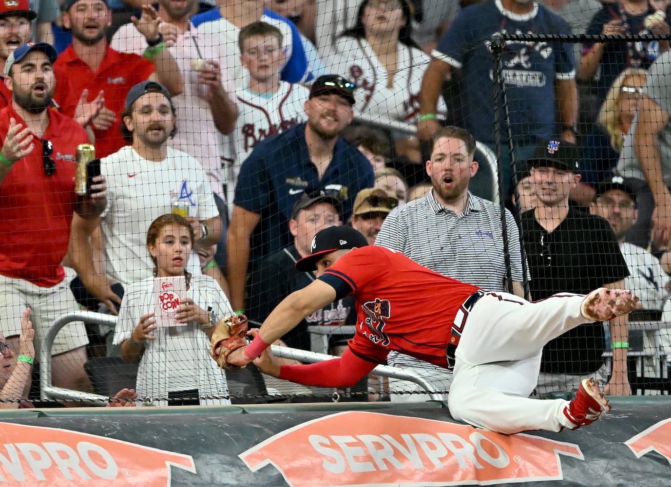 Game 1 of Braves vs Yankees