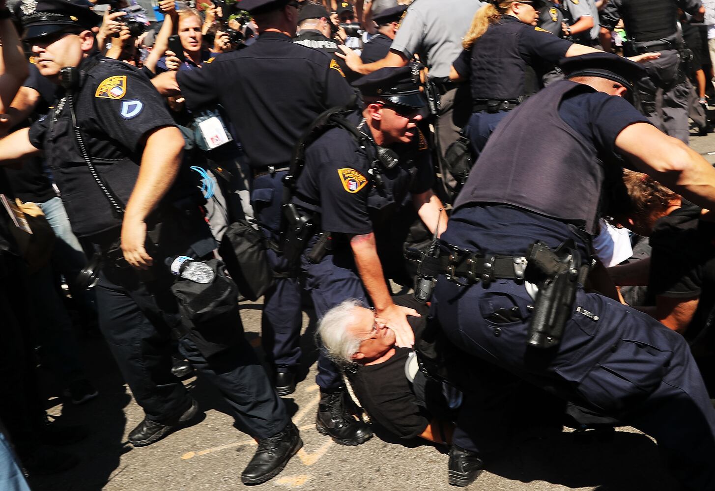 Protests outside GOP convention July 20