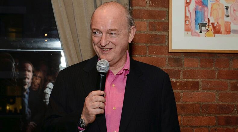 This image provided by The Kristen Ann Carr Fund shows Dave Marsh speaking at the KACF "A Night to Remember" event at the Tribeca Grill in New York, April 20, 2013. (Marc Levine/The Kristen Ann Carr Fund via AP)