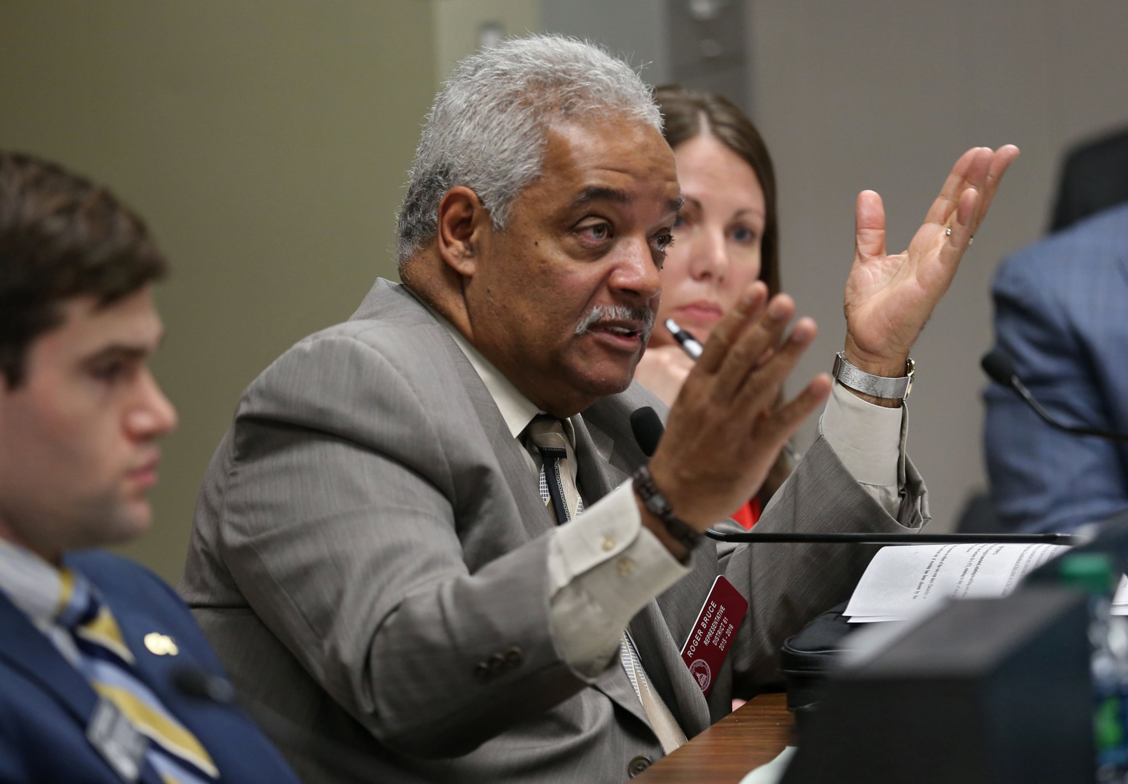 Rep. Roger Bruce, D-Atlanta. (Bob Andres/AJC)