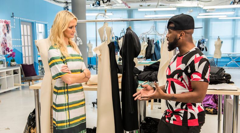 (L to R) Zanna Roberts Rassi and Ken Laurence, from Project Runway Season 12 star in Project Runway All Stars season 5, airing Thursday, May 5, at 9pm ET/PT on Lifetime. Photo by Pawel Kaminski Copyright 2016