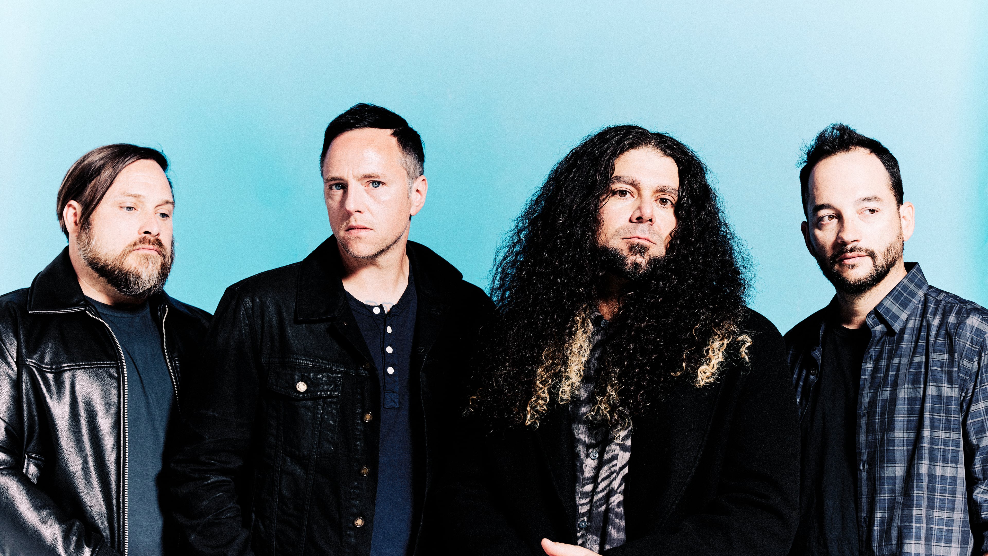 Coheed and Cambria (from) includes guitarist Travis Stever, drummer Josh Eppard, guitarist and singer Claudio Sanchez and bassist Zach Cooper. (Courtesy of Jimmy Fontaine)