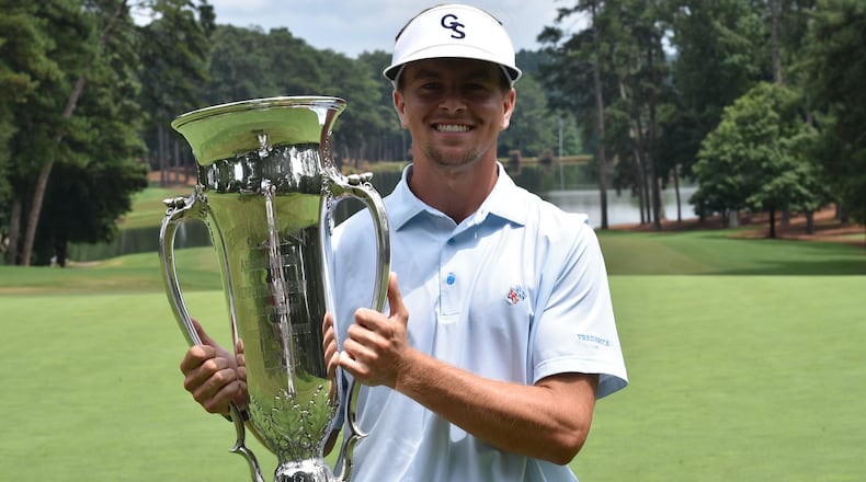 Brett Barron won the Georgia Amateur with a 9-under par 271.
