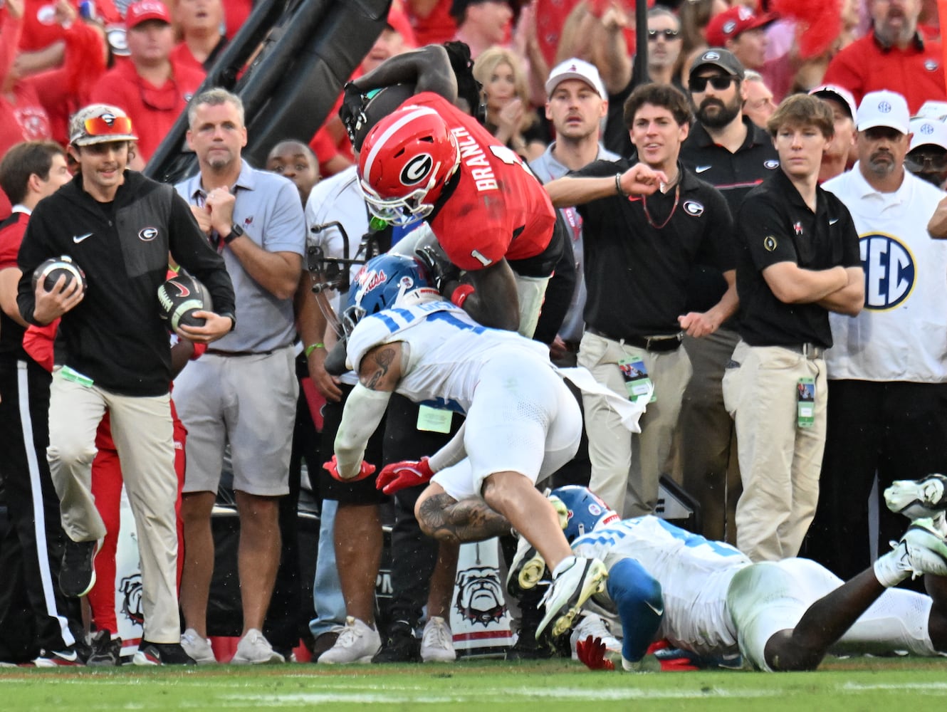 Georgia vs Ole Miss football