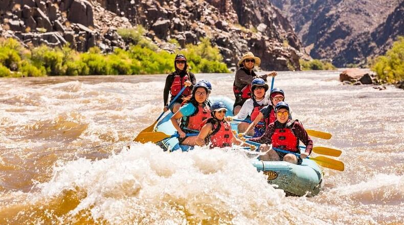 The author of a bestselling book on adolescence compares middle school to whitewater rafting, where kids are having a fun time one moment and worried they’ll fall out of the boat the next. (Courtesy of Grand Canyon West)