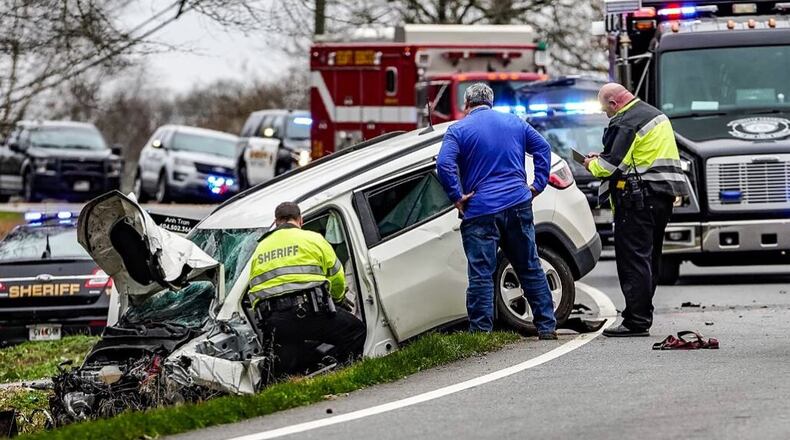 Keith Bridge Road was shut down between Cantrell Circle and Leland Drive as deputies investigated a fatal head-on crash.