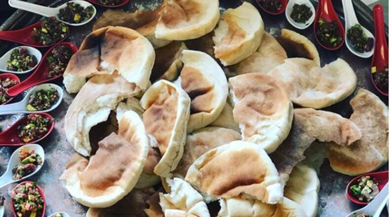 Pita from Shay Lavi's catering company Let's Eat.