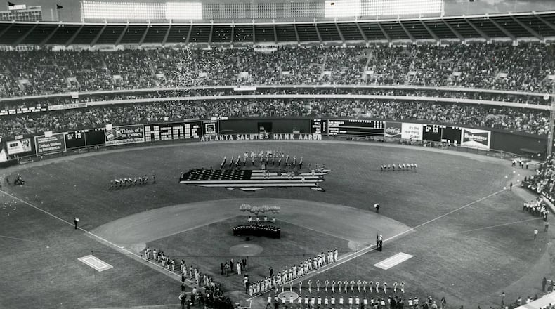 April 8, 1974: a special night in baseball, a special night for Atlanta and a game and at at-bat that everyone associated with Hank Aaron remembers. (Special to the AJC)