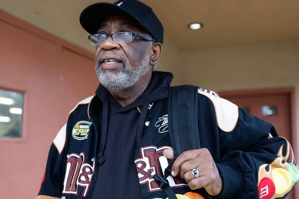 Community activist and youth mentor Bruce Griggs stands outside Vicars Community Center in southwest Atlanta on Monday, December 5, 2022. (Natrice Miller/natrice.miller@ajc.com)  
