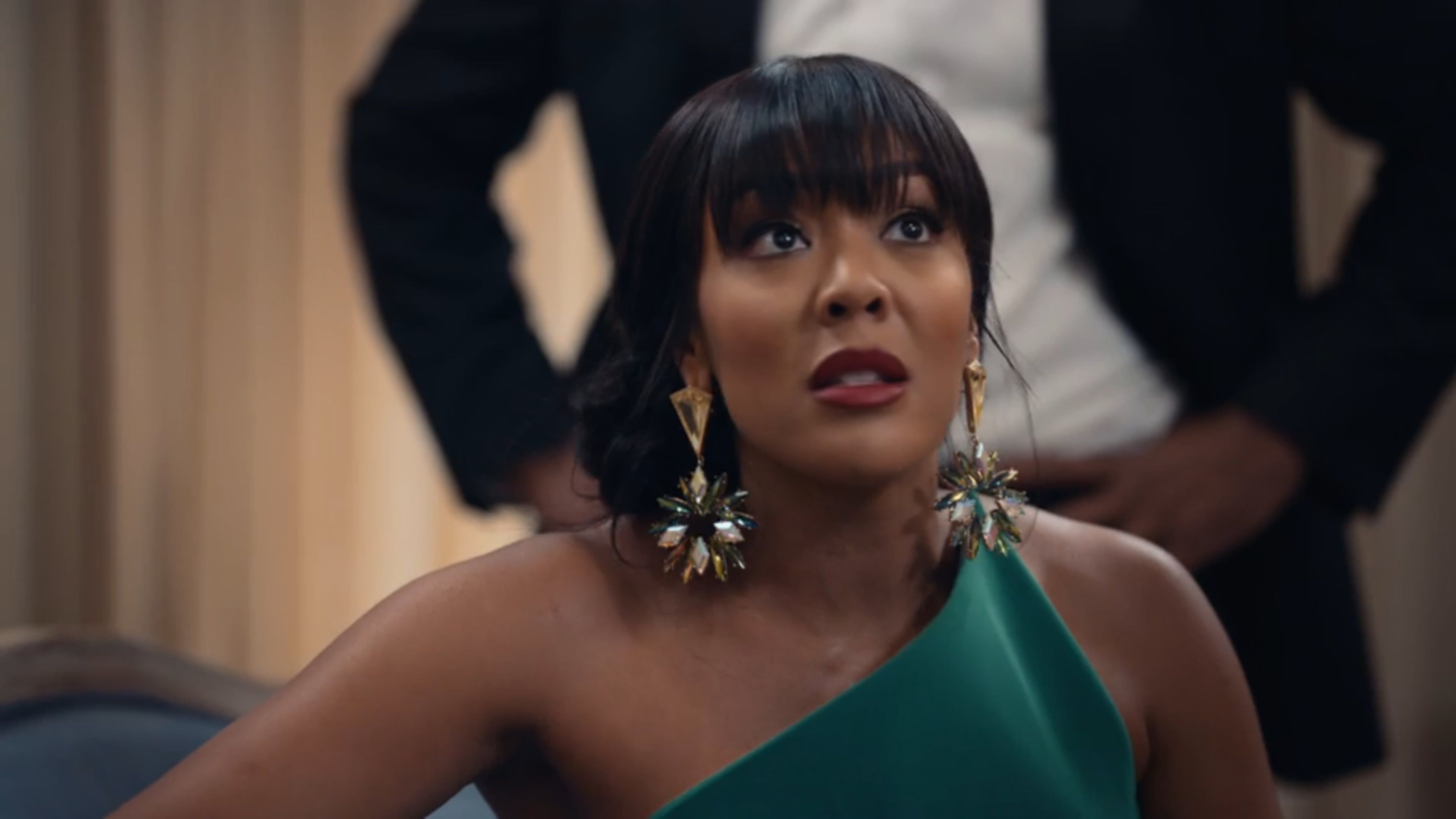 Khadeen Indréa plays Geneva, a hardworking attorney who is in a marriage to a good guy William (RonReaco Lee) but she had an affair with Javon (Robert Christopher Riley) who's back in her life. (Courtesy of BET+)