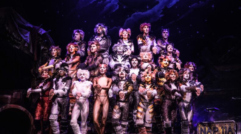 "Cats" has returned to the Fox Theatre in Midtown in a touring version of the 2016 Broadway revival. Photo credit: Matthew Murphy