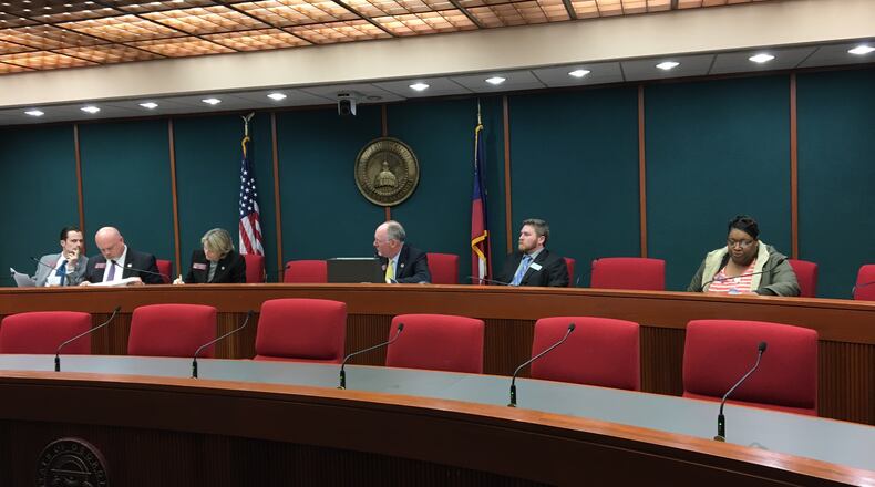 Representatives on the Georgia Medical Cannabis Working Group voted Wednesday to recommend medical marijuana dispensaries and cultivation on Wednesday. MARK NIESSE / MARK.NIESSE@AJC.COM