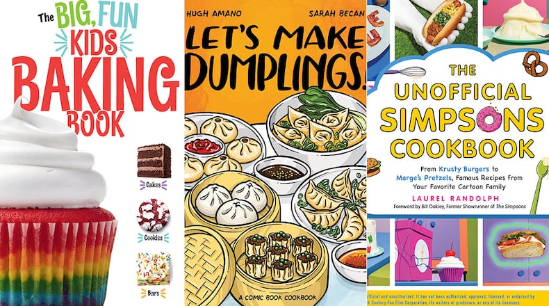 Have some fun in the kitchen with the kids with recipes from "Let's Make Dumplings!," "The Unofficial Simpsons Cookbook" and "The Big, Fun Kids Baking Book."