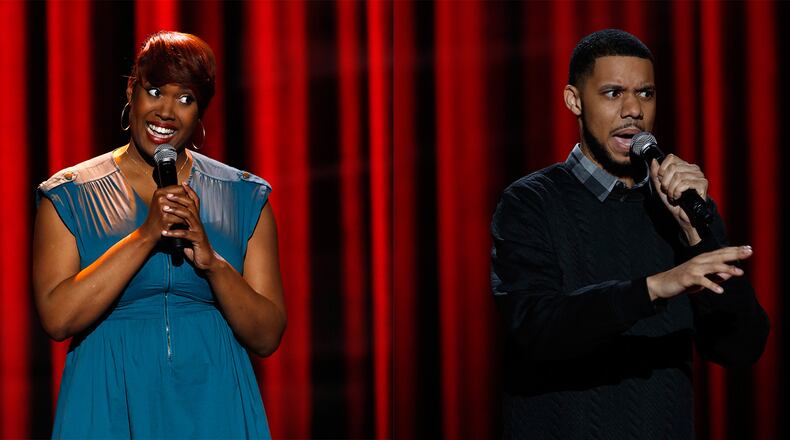 Mia Jackson and Clayton English are two Atlantans vying to be the next "Last Comic Standing" debuting on NBC, Wednesday, July 22, 2015. CREDIT: NBC