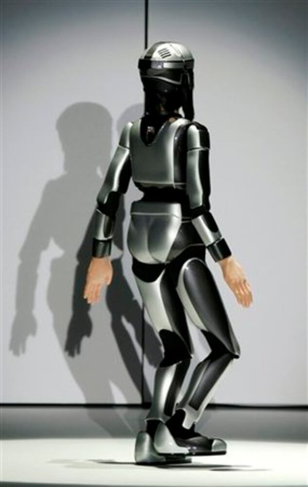 The fembot rocks the runway