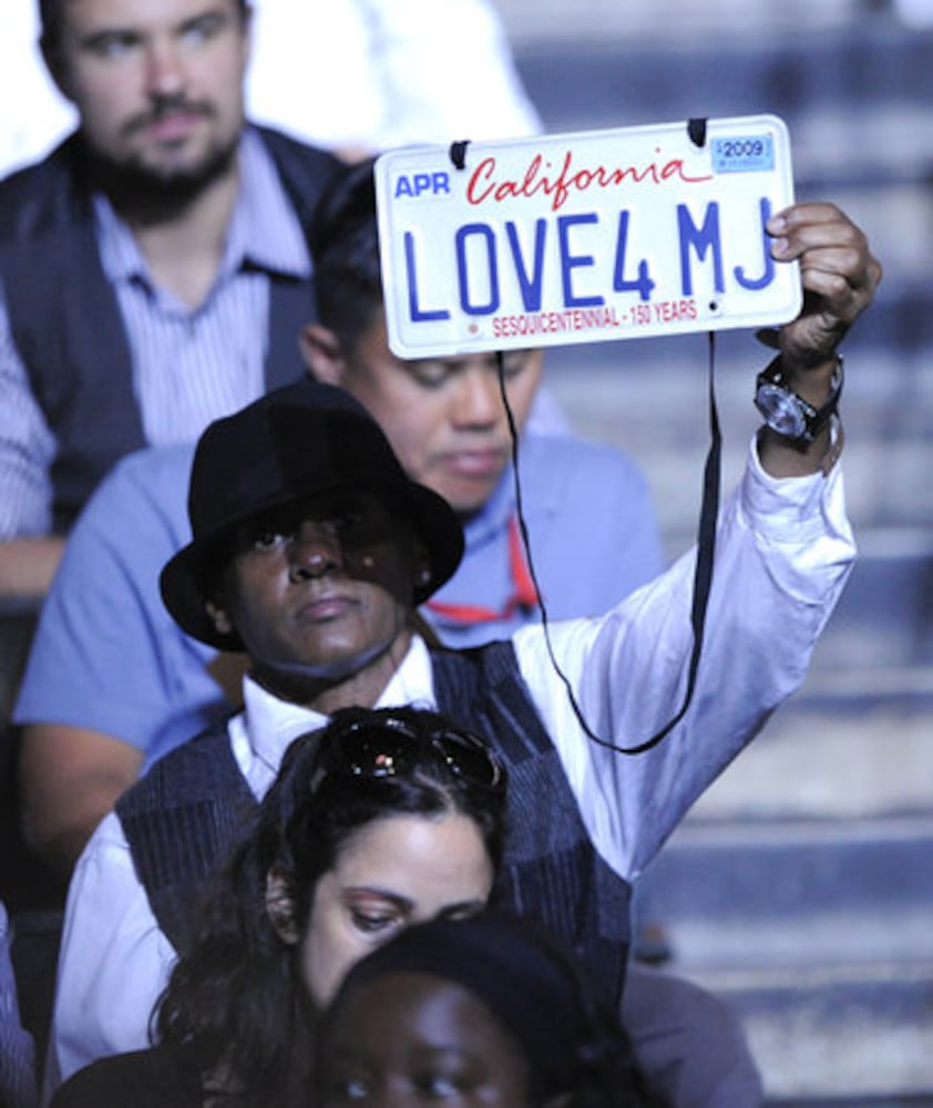 The Michael Jackson memorial service