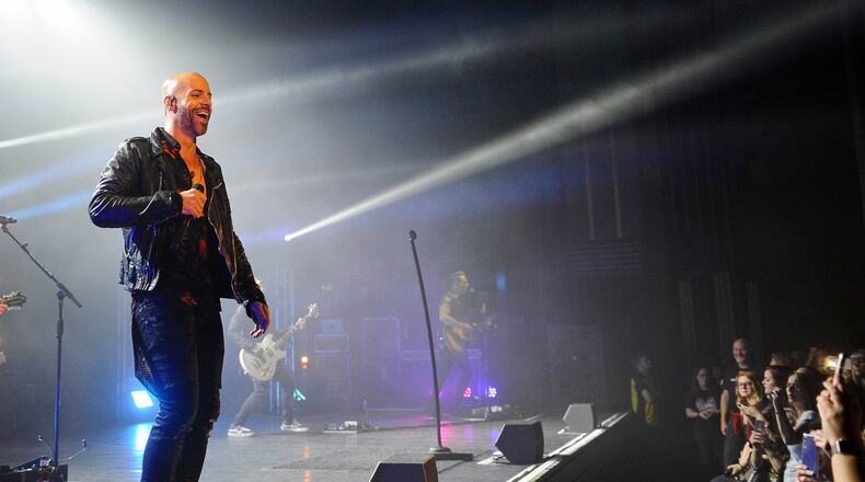 Chris Daughtry of Daughtry performing at Eventim Apollo in London. The singer will play a virtual tour this summer.