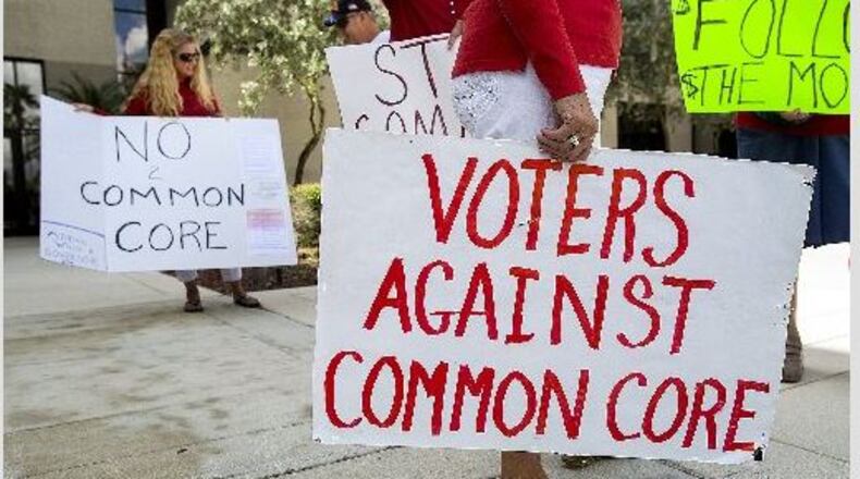At a GOP rally, Gov. Brian Kemp won loud applause when he promised to “to dismantle Common Core, reduce high-stakes testing, trust our teachers and put students – not the status quo – first.”