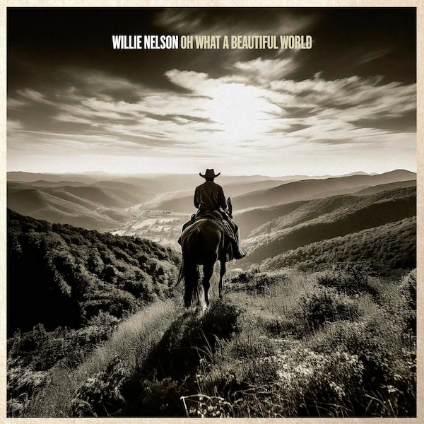 This album cover image released by Sony shows “Oh What A Beautiful World” by Willie Nelson. (Sony via AP)
