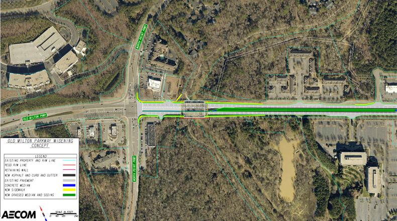 Alpharetta has awarded design and project management contracts totaling $2.8 million for the widening of Old MIlton Parkway (Ga. 120) from North Point Parkway to Kimball Bridge Road.
