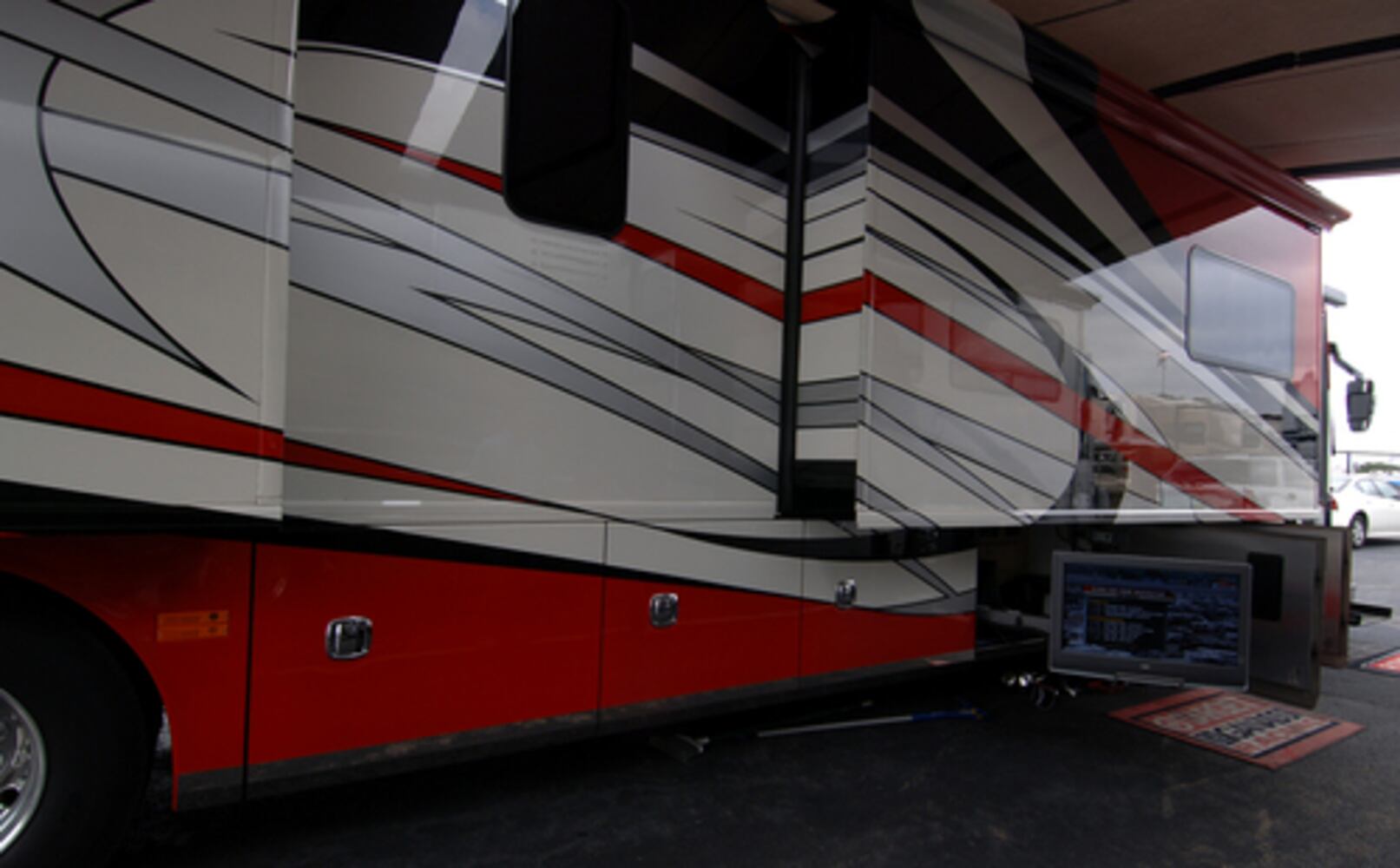 See inside NASCAR's luxury RVs