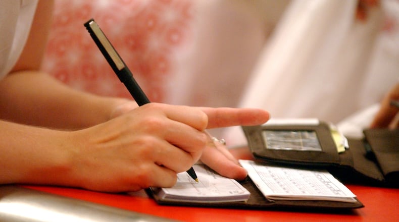 An Atlanta Journal-Constitution analysis found that roughly one-fifth of the contributions that were collected by Democratic candidates in the state’s most closely watched congressional races were for less than $200. By contrast, Republican candidates raised about 4% of their cash from small donors. The analysis involved contributions reported by the candidates during the first three months of the year, and it included Georgia’s U.S. Senate race and the contests for the 6th and 7th congressional districts. (BITA HONARVAR/STAFF)