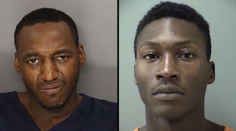 Mug shots of Dylan Marquis Ledbetter (left) and Demarious Greene.