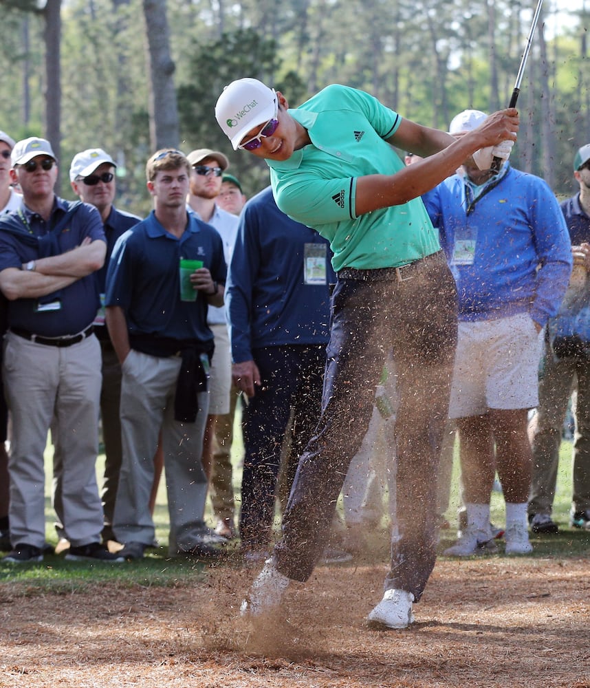 2018 Masters Tournament: First-round play