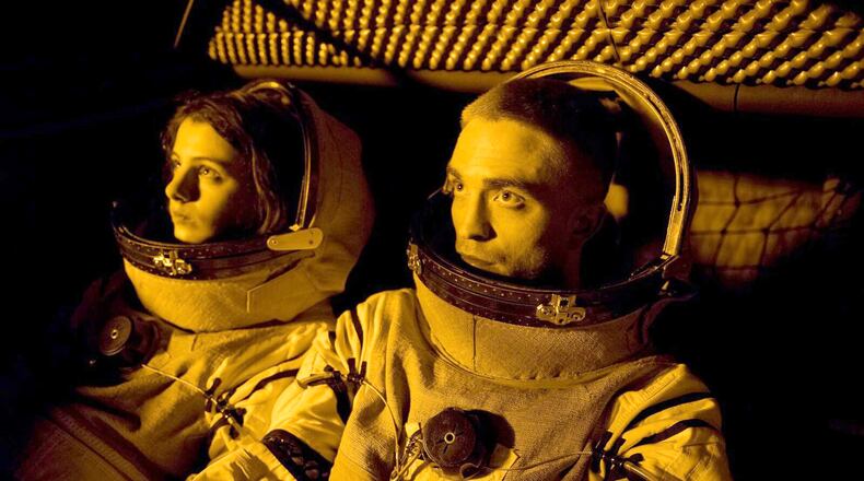 Mia Goth and Robert Pattinson in the beautiful but bleak “High Life.” A24/ALCATRAZ FILMS